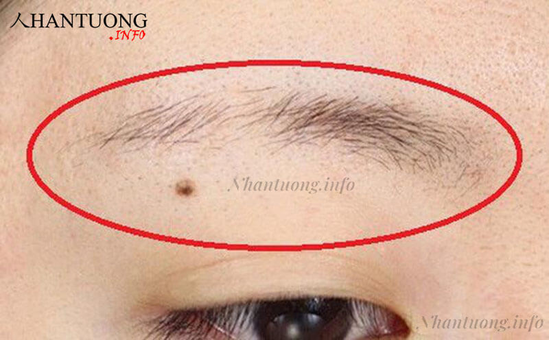 Lông mày thưa thớt Lông mày thưa thớt
