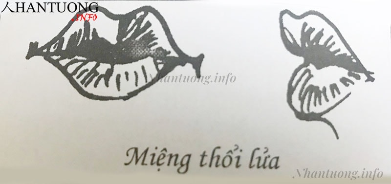 Người có tướng môi thôi lửa