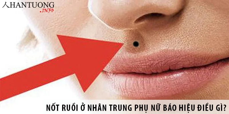 Nốt ruồi ở nhân trung phụ nữ báo hiệu điều gì? Nốt ruồi ở nhân trung phụ nữ báo hiệu điều gì?