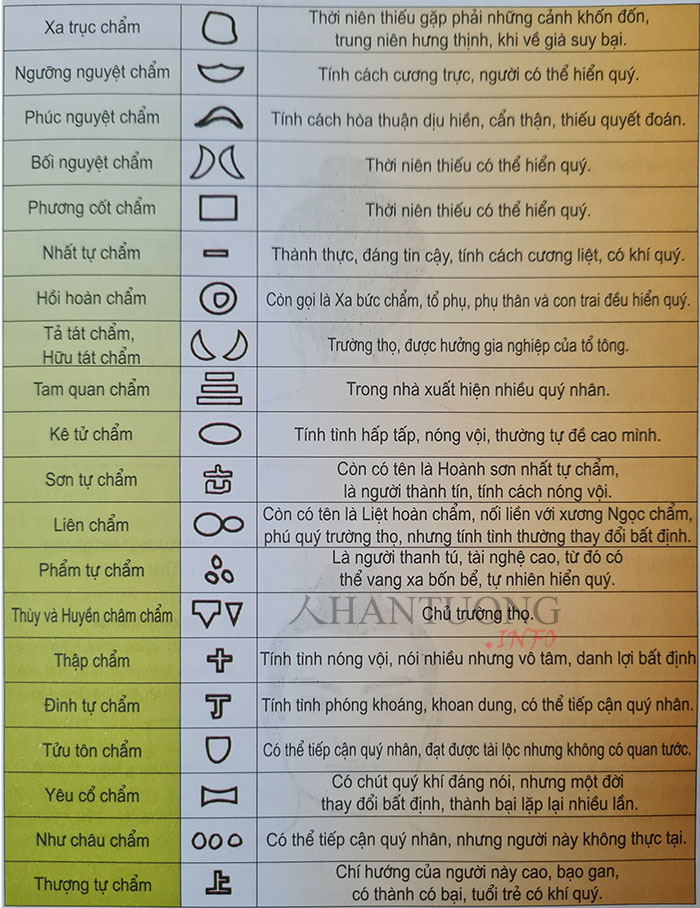 Xem tướng xương cốt đoán định vận mệnh sang hèn giàu nghèo 3 Bảng đồ giải tướng xương sau gáy