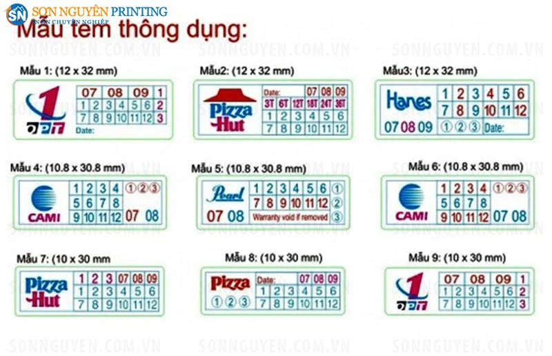 Các yếu tố ảnh hưởng tới báo giá in tem bảo hành Các yếu tố ảnh hưởng tới báo giá in tem bảo hành