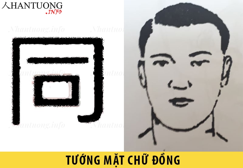 Tướng mặt hình chữ Đồng Tướng mặt hình chữ Đồng