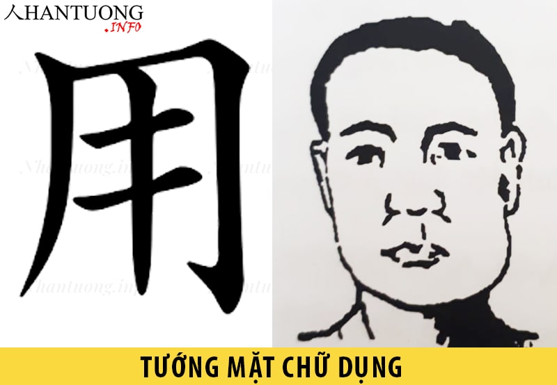 Tướng mặt hình chữ Dụng Tướng mặt hình chữ Dụng