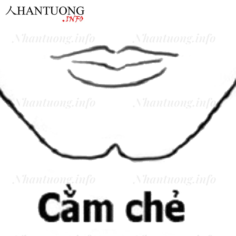 Hình dạng tướng cằm chẻ Hình dạng tướng cằm chẻ