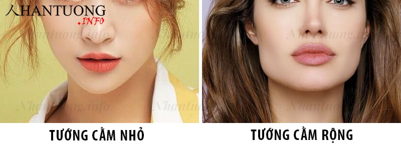 Cách phân biệt tướng cằm nhỏ và rộng Cách phân biệt tướng cằm nhỏ và rộng