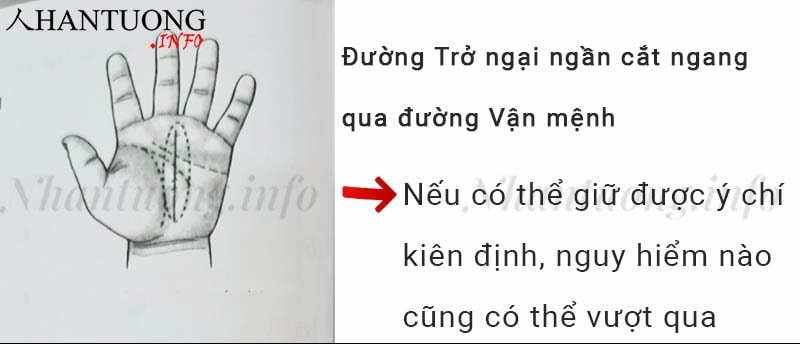 Đường Trở ngại cắt ngang qua đường Vận mệnh Đường Trở ngại cắt ngang qua đường Vận mệnh