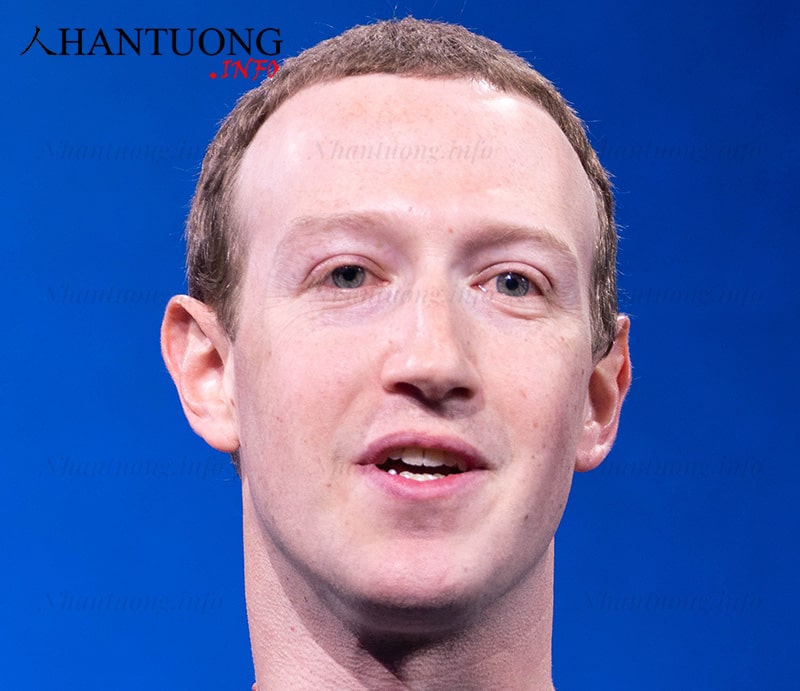 Mark Zuckerberg - chủ tịch tập đoàn Facebook vừa có dạn trán phẳng, vừa có trán dạng Cánh phượng Mark Zuckerberg - chủ tịch tập đoàn Facebook vừa có dạn trán phẳng, vừa có trán dạng Cánh phượng