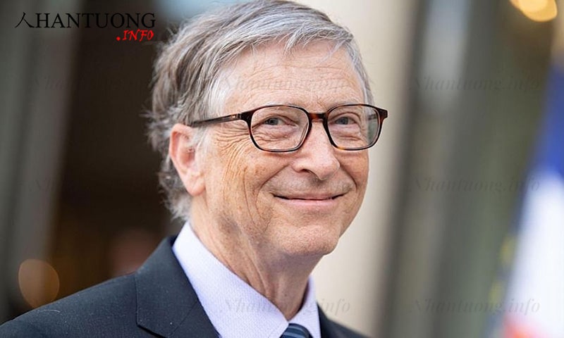 Bill Gates - chủ tịch Microsoft có dạng trán thanh thoát Bill Gates - chủ tịch Microsoft có dạng trán thanh thoát